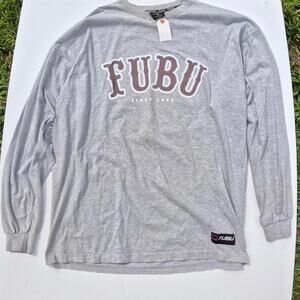 Fubu athletic long sleeve tee